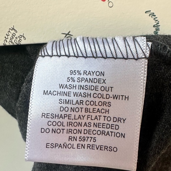 NWT XOXO WOMEN TOP MELANGE GRAY SIZE MEDIUM - Picture 12 of 12